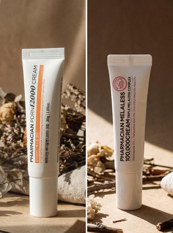 pharmacian-set-pdrn-mel-portrait Pharmacian PDRN12000 and MELALESS 100,000 creams